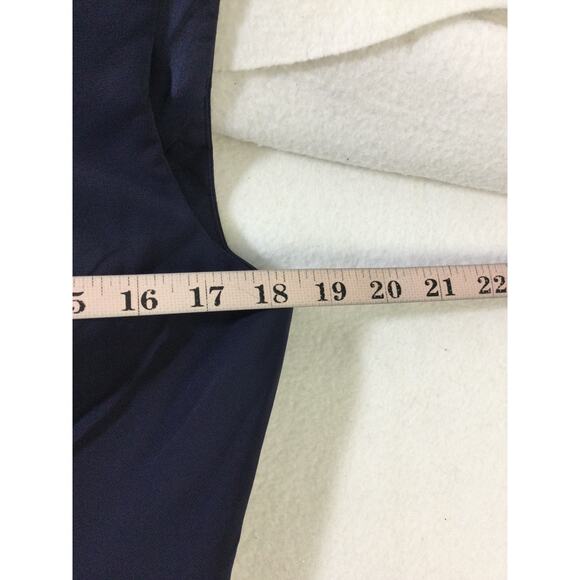 AW BRIDAL 10 L navy blue Gwyneth wedding bridesmaid party maxi dress new B80 - Picture 6 of 8